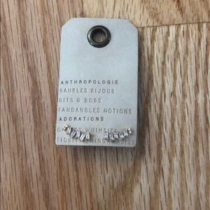 Anthropologie Cuff Stud Earrings- brand new
